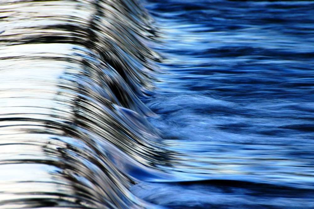 water coming out of a treatment plant